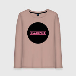 Женский лонгслив Blackpink logotype - group of South Korea