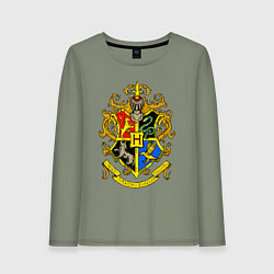 Женский лонгслив Хогвартс - герб