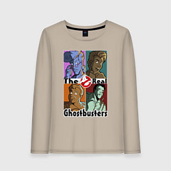 Женский лонгслив The real ghostbusters
