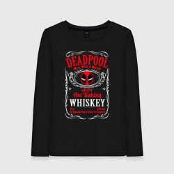 Женский лонгслив Deadpool whiskey