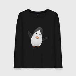 Женский лонгслив Cartoon penguin
