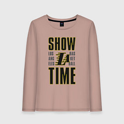 Женский лонгслив Lakers show time