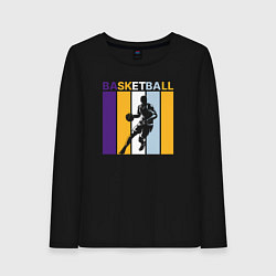 Женский лонгслив Play basketball