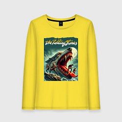 Женский лонгслив Rolling Stones - wolfs mouth