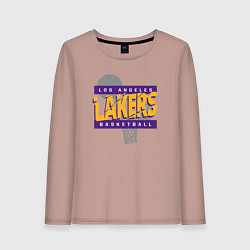 Женский лонгслив Lakers basketball play