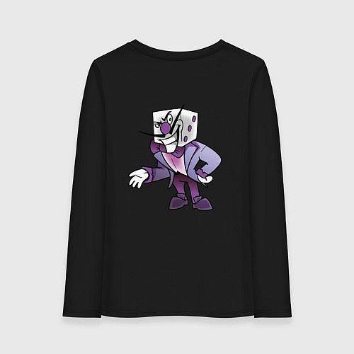 Женский лонгслив Dice are playing / Черный – фото 2