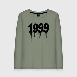 Лонгслив хлопковый женский Капающий 1999, цвет: авокадо