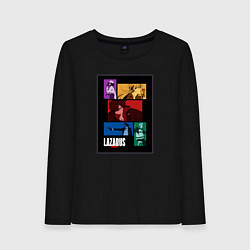 Женский лонгслив Лазарь аниме постер