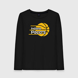Лонгслив хлопковый женский Indiana Pacers basketball, цвет: черный