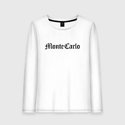 Лонгслив хлопковый женский Monte Carlo - Monaco, цвет: белый