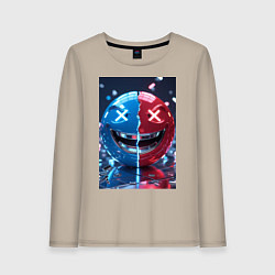 Женский лонгслив Смайлик твоего переменного настроения