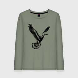Женский лонгслив Полет чайки