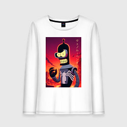 Женский лонгслив Веном Бендер - мем