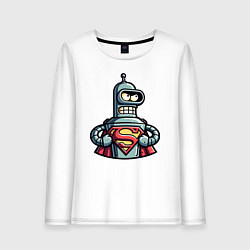 Женский лонгслив Super Bender meme