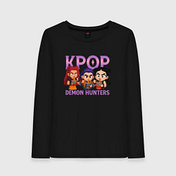Женский лонгслив Кей-поп-охотницы на демонов чиби