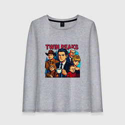 Женский лонгслив Twin Peaks Multi