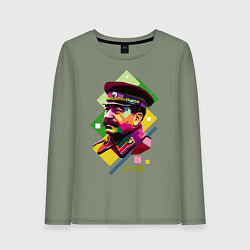 Женский лонгслив Stalin Art