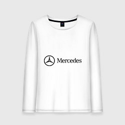 Женский лонгслив Mercedes Logo