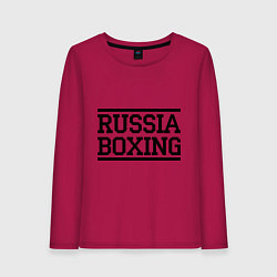 Женский лонгслив Russia boxing