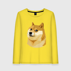 Женский лонгслив Doge