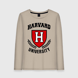 Женский лонгслив Harvard University