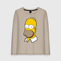 Женский лонгслив Sad Homer