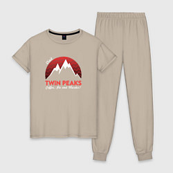 Женская пижама Twin Peaks: Pie & Murder