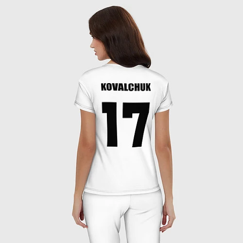 Женская пижама New Jersey Devils: Kovalchuk 17 / Белый – фото 4