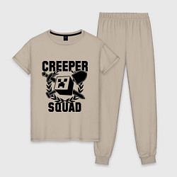 Женская пижама Creeper Squad