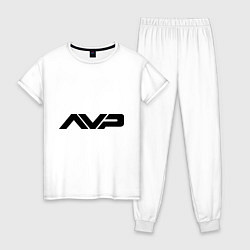 Женская пижама AVP: White Style