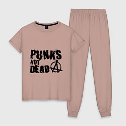 Женская пижама Punks not dead