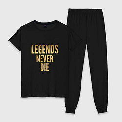 Женская пижама Legends Never Die: Gold