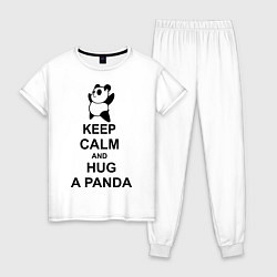 Женская пижама Keep Calm & Hug A Panda