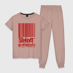 Женская пижама Slipknot: barcode