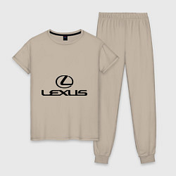 Женская пижама Lexus logo