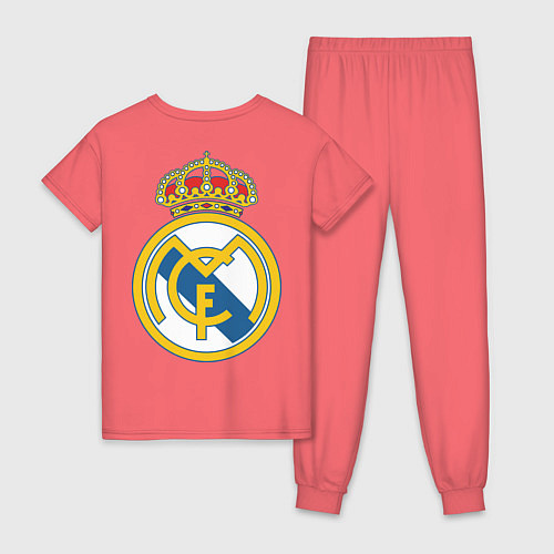 Женская пижама Real Madrid FC / Коралловый – фото 2