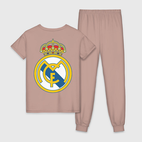 Женская пижама Real Madrid FC / Пыльно-розовый – фото 2