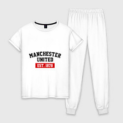 Женская пижама FC Manchester United Est. 1878