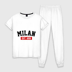 Женская пижама FC Milan Est. 1899