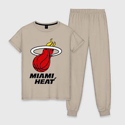 Женская пижама Miami Heat-logo