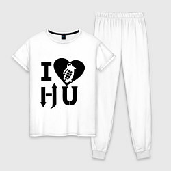 Женская пижама I love HU