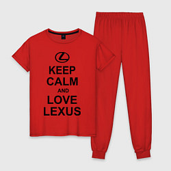 Женская пижама Keep Calm & Love Lexus