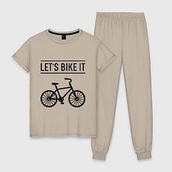 Женская пижама Lets bike it