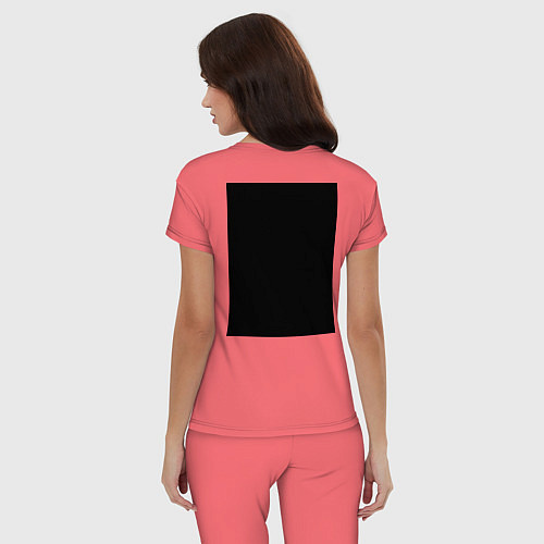 Женская пижама Достоевский Федор / Коралловый – фото 4