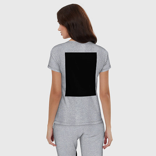 Женская пижама Marshmello: Rainbow Face / Меланж – фото 4