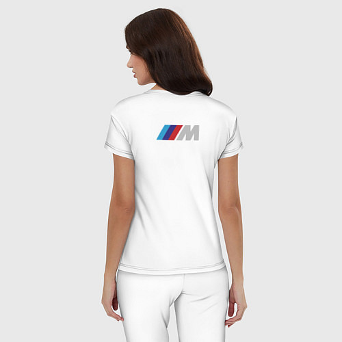 Женская пижама BMW M PREFORMANCE НА СПИНЕ / Белый – фото 4