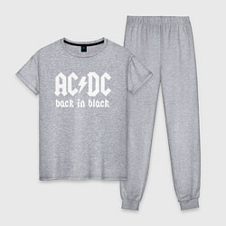 Женская пижама ACDC BACK IN BLACK