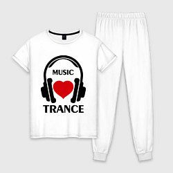 Женская пижама Trance Music is Love