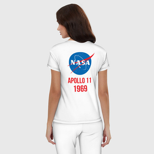 Женская пижама Nasa Apollo 11 / Белый – фото 4