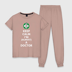 Женская пижама Keep calm I??m a doctor